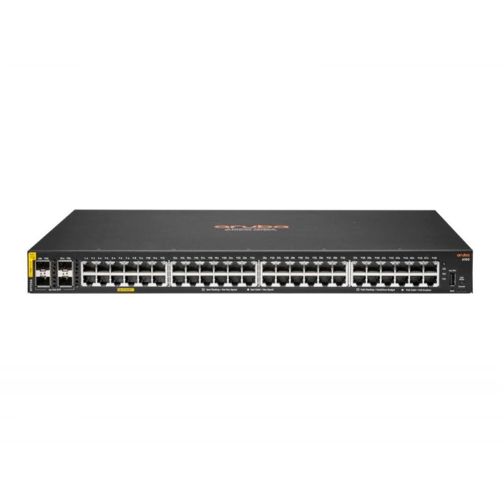 HPE - Aruba Networking CX 6100 48G Class4 PoE 4SFP+ 740W Gestionado L3 Gigabit Ethernet (10/100/1000) Energía sobre Ethernet (Po