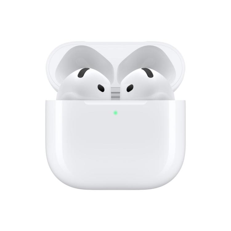 Apple - AirPods 4 Auriculares True Wireless Stereo (TWS) Dentro de oído Llamadas/Música/Deporte/Uso diario Bluetooth - MXP93ZM/A
