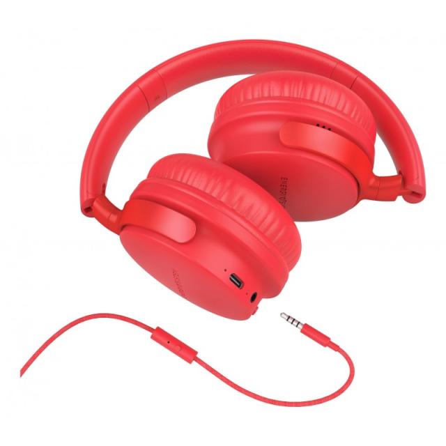 Energy Sistem - Style 3 Auriculares Inalámbrico y alámbrico Diadema Llamadas/Música USB Tipo C Bluetooth Rojo