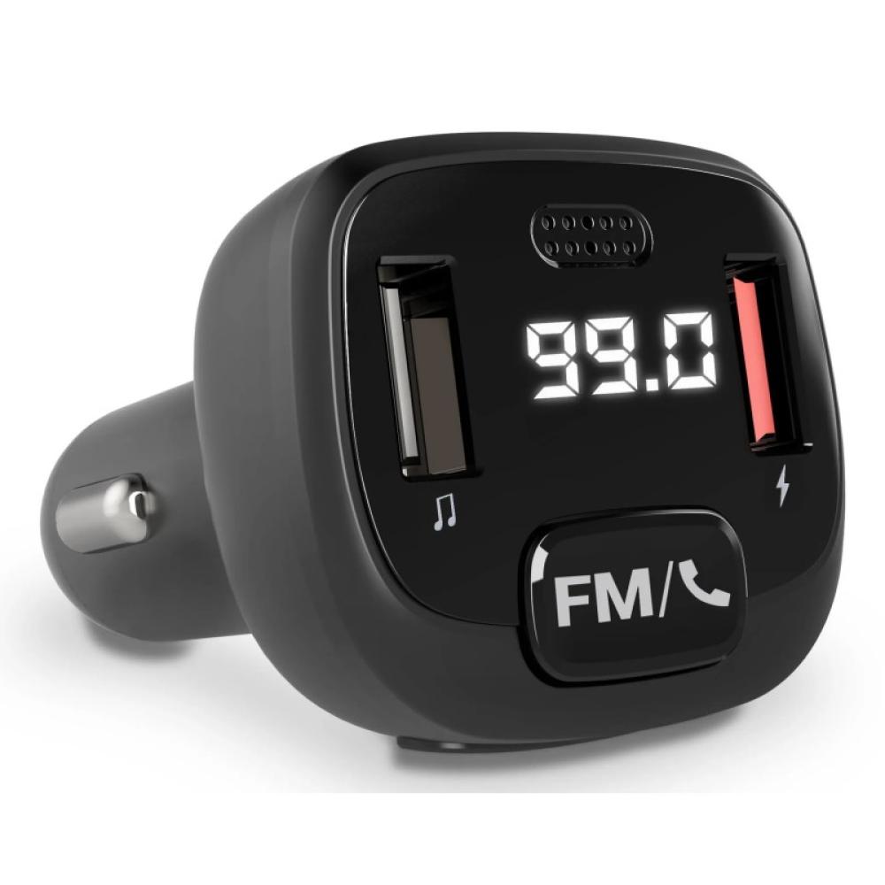 Energy Sistem - Car FM Talk 87,5 - 108 MHz Bluetooth/USB Negro
