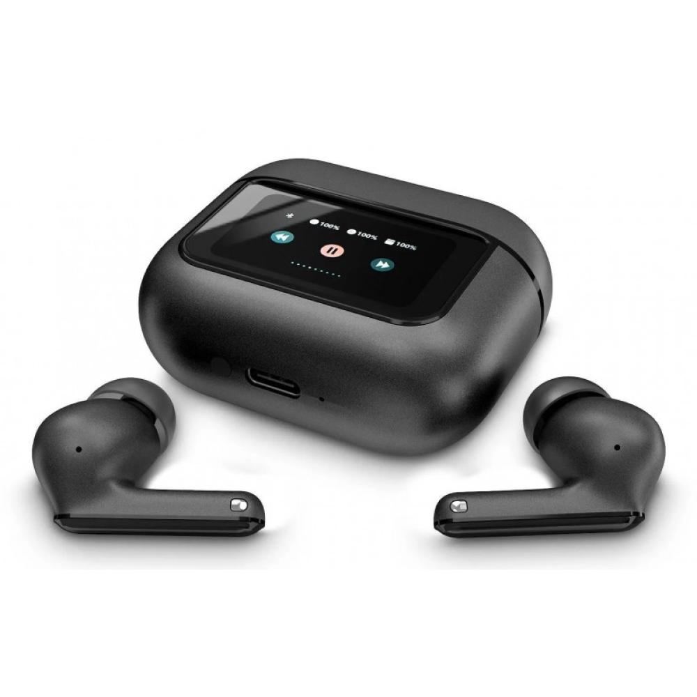 Energy Sistem - Display ANC Auriculares True Wireless Stereo (TWS) Dentro de oído Llamadas/Música USB Tipo C Bluetooth Negro