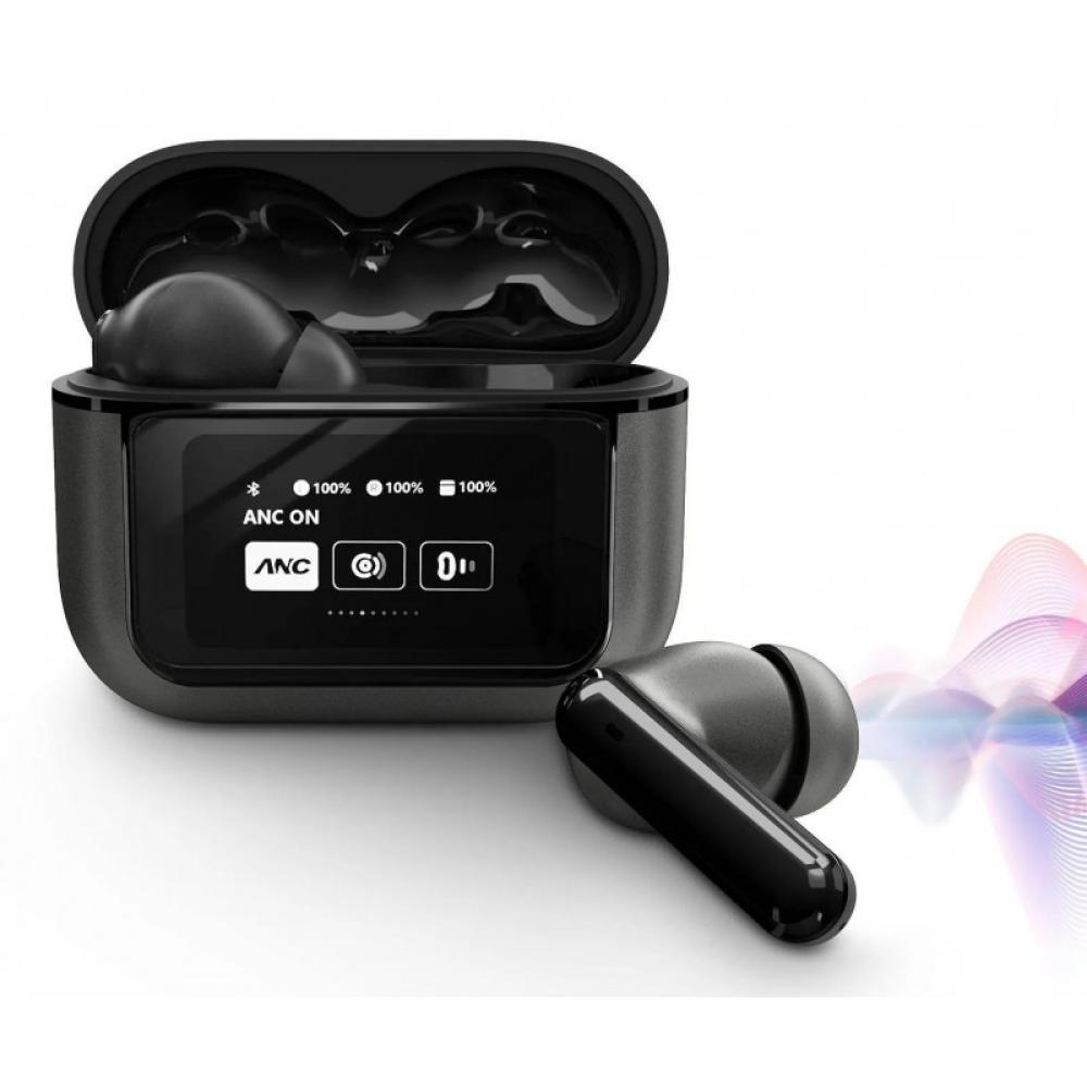 Energy Sistem - Display ANC Auriculares True Wireless Stereo (TWS) Dentro de oído Llamadas/Música USB Tipo C Bluetooth Negro