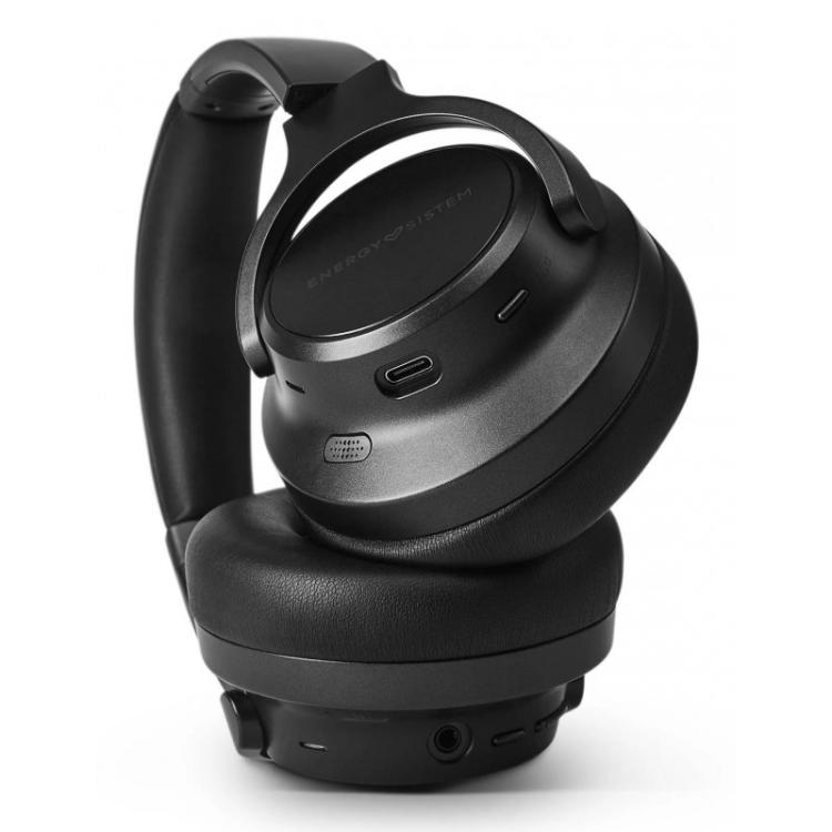 Energy Sistem - Silent ANC Auriculares Inalámbrico Diadema Llamadas/Música USB Tipo C Bluetooth Negro