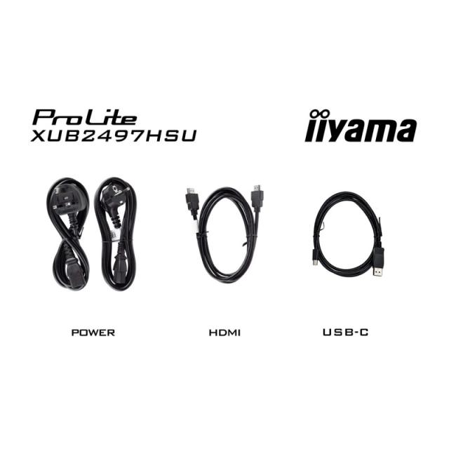 iiyama - ProLite XUB2497HSN-B2 pantalla para PC 60,5 cm (23.8") 1920 x 1080 Pixeles Full HD LED Negro