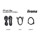 iiyama - ProLite XUB2497HSN-B2 pantalla para PC 60,5 cm (23.8") 1920 x 1080 Pixeles Full HD LED Negro