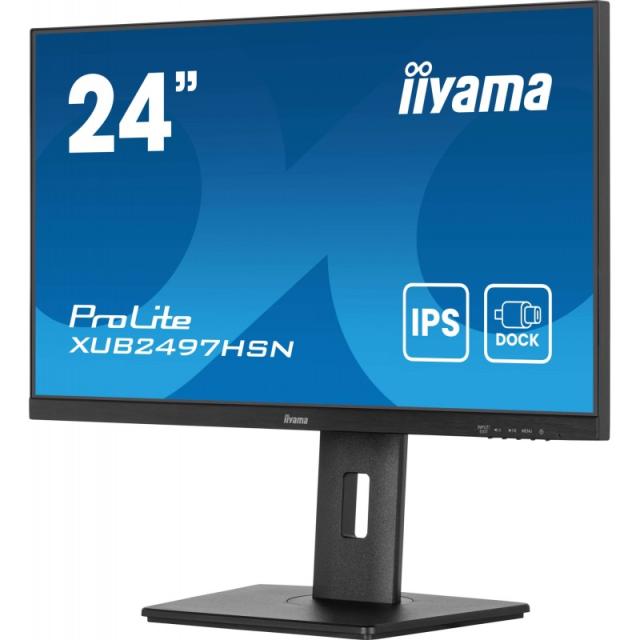 iiyama - ProLite XUB2497HSN-B2 pantalla para PC 60,5 cm (23.8") 1920 x 1080 Pixeles Full HD LED Negro