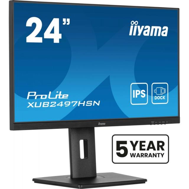 iiyama - ProLite XUB2497HSN-B2 pantalla para PC 60,5 cm (23.8") 1920 x 1080 Pixeles Full HD LED Negro