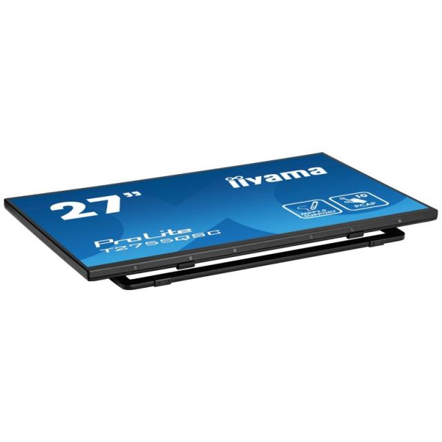 iiyama - ProLite T2755QSC-B1 pantalla para PC 68,6 cm (27") 2560 x 1440 Pixeles Quad HD LCD Pantalla táctil Negro