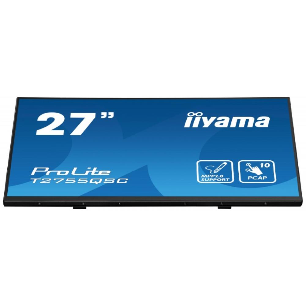 iiyama - ProLite T2755QSC-B1 pantalla para PC 68,6 cm (27") 2560 x 1440 Pixeles Quad HD LCD Pantalla táctil Negro