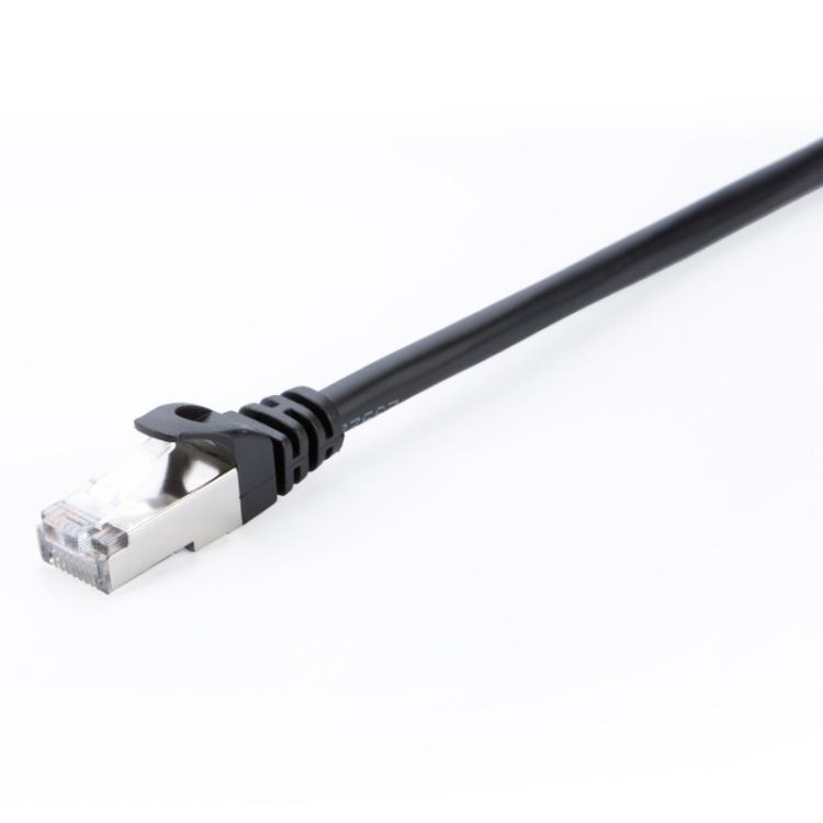 V7 - Cable de red blindado CAT6 STP 05M Negro