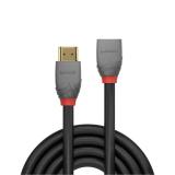 Lindy - 36476 cable HDMI 1 m HDMI tipo A (Estándar) Negro