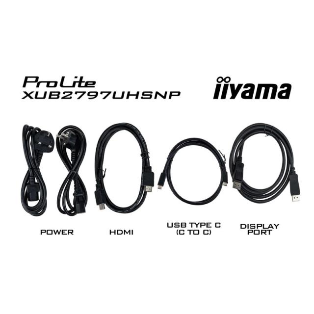 iiyama - ProLite XUB2797UHSNP-B1 pantalla para PC 68,6 cm (27") 3840 x 2160 Pixeles 4K Ultra HD LED Negro