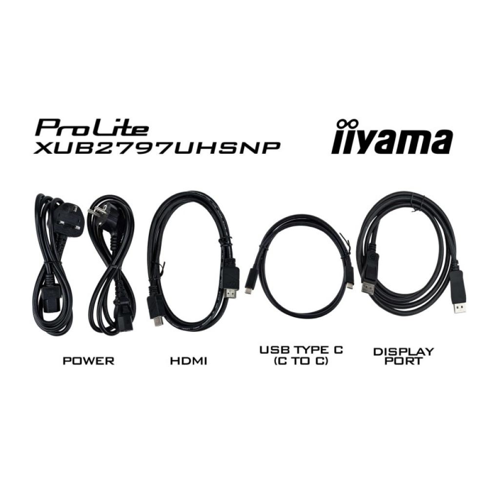 iiyama - ProLite XUB2797UHSNP-B1 pantalla para PC 68,6 cm (27") 3840 x 2160 Pixeles 4K Ultra HD LED Negro
