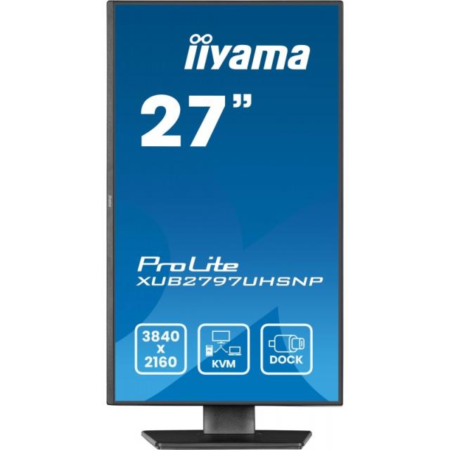 iiyama - ProLite XUB2797UHSNP-B1 pantalla para PC 68,6 cm (27") 3840 x 2160 Pixeles 4K Ultra HD LED Negro
