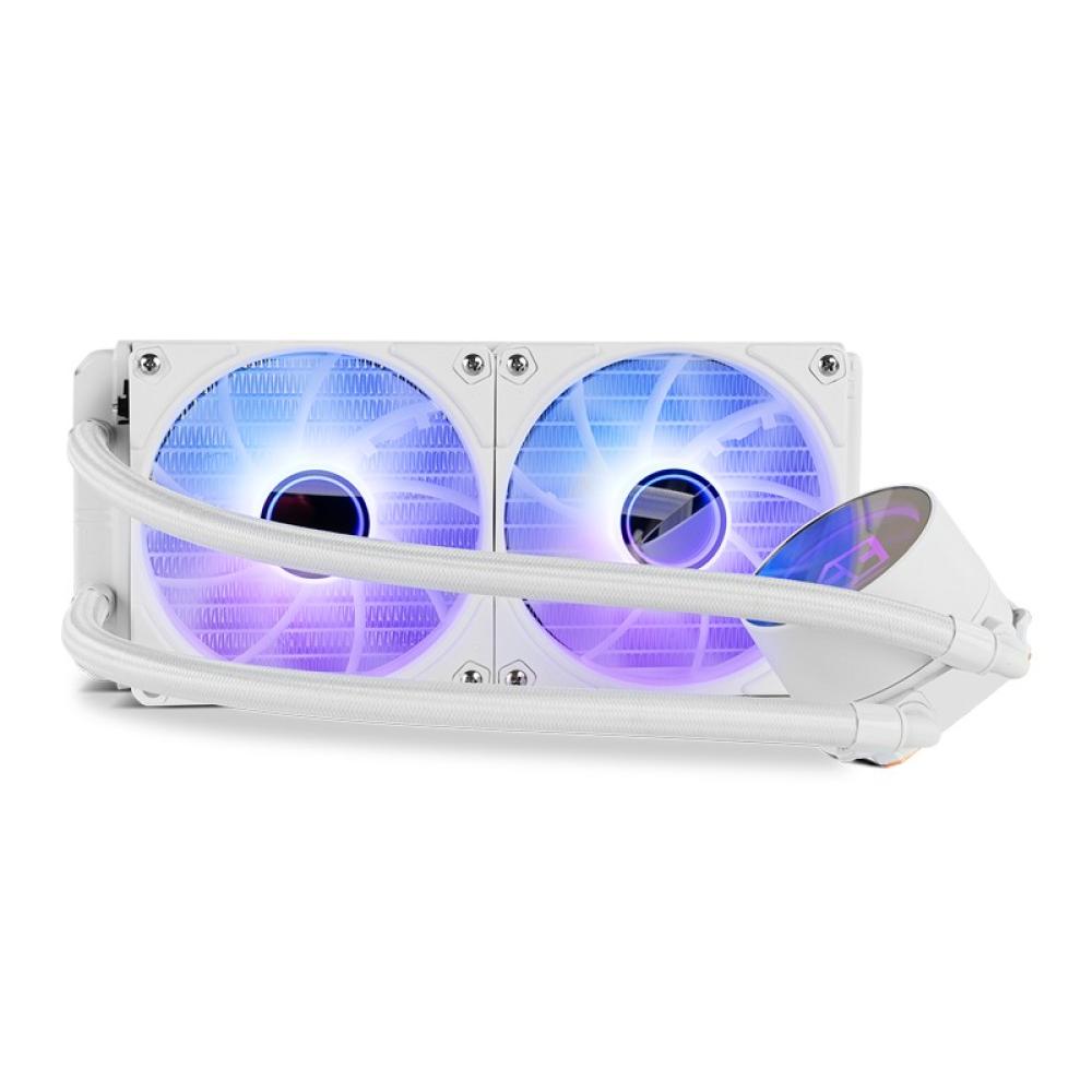 NOX - Hummer M-240 ARGB Procesador Sistema de refrigeración líquida todo en uno 12 cm Blanco