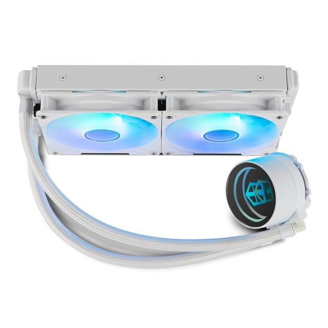 NOX - Hummer M-240 ARGB Procesador Sistema de refrigeración líquida todo en uno 12 cm Blanco