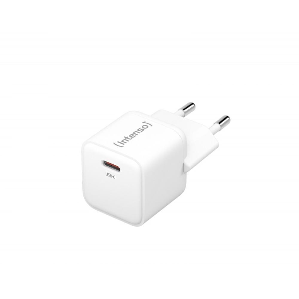Intenso - POWER ADAPTER USB-C GAN/7803022 Universal Blanco Corriente alterna Carga rápida Interior