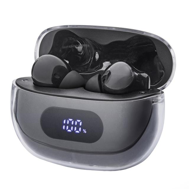 Intenso - Buds Earphone Plus T310AE Black Auriculares True Wireless Stereo (TWS) Dentro de oído Llamadas/Música/Deporte/Uso diar