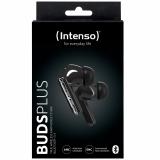 Intenso - Buds Earphone Plus T310AE Black Auriculares True Wireless Stereo (TWS) Dentro de oído Llamadas/Música/Deporte/Uso diar