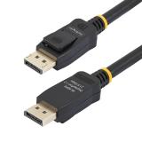StarTech.com - Cable DisplayPort 1.2 4K 60Hz de 2m - Cable DP UHD con Pestillos - con Certificación VESA - Cable para Monitor Di