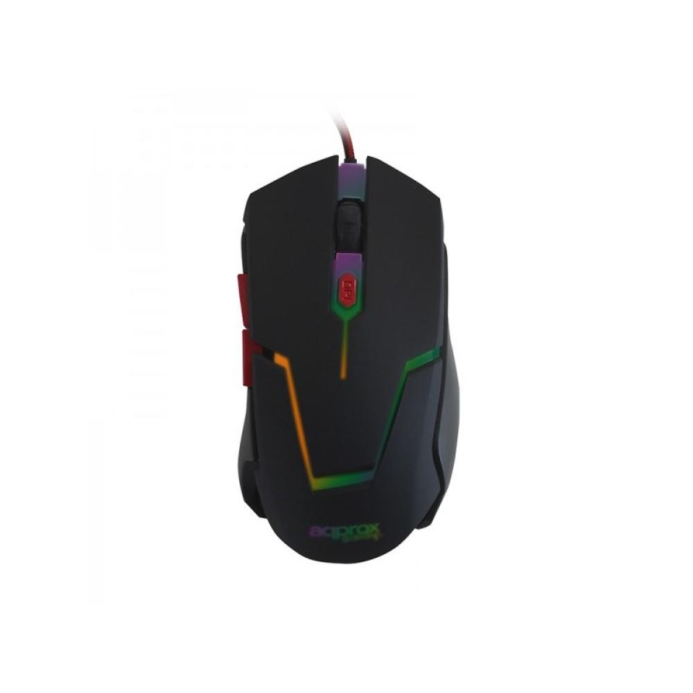 Approx - appTWISTER2 ratón Juego mano derecha USB tipo A 2400 DPI