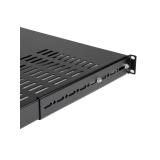 StarTech.com - Estante Bandeja 1U Ventilada Ajustable para Montaje en Rack de Servidores - 150kg - de 19,5 a 38in (49,5 a 96,5cm