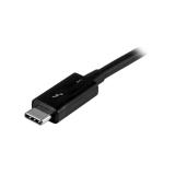 StarTech.com - Cable Thunderbolt 3 Pasivo de 50cm - 40Gbps - PD 100W - Vídeo 4K/5K - Cable Thunderbolt - Certificado Thunderbolt