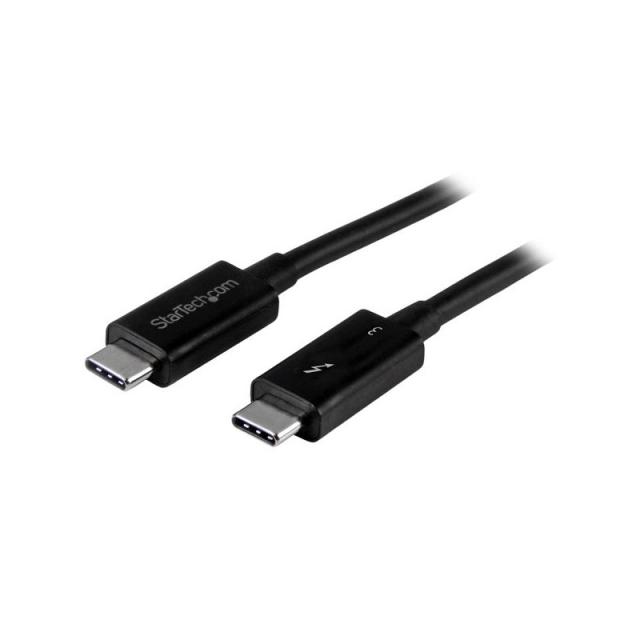 StarTech.com - Cable Thunderbolt 3 Pasivo de 50cm - 40Gbps - PD 100W - Vídeo 4K/5K - Cable Thunderbolt - Certificado Thunderbolt
