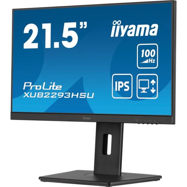 iiyama - ProLite XUB2293HSU-B7 pantalla para PC 54,6 cm (21.5") 1920 x 1080 Pixeles Full HD LED Negro
