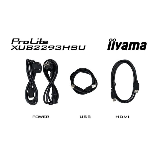 iiyama - ProLite XUB2293HSU-B7 pantalla para PC 54,6 cm (21.5") 1920 x 1080 Pixeles Full HD LED Negro