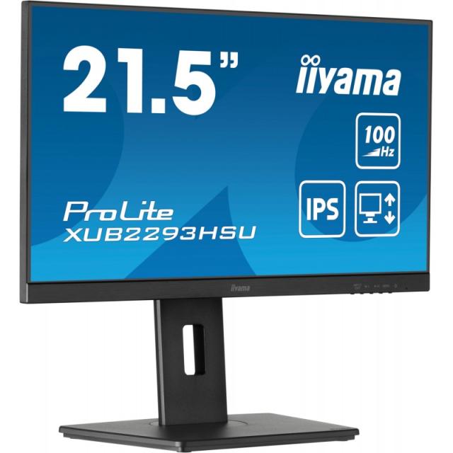 iiyama - ProLite XUB2293HSU-B7 pantalla para PC 54,6 cm (21.5") 1920 x 1080 Pixeles Full HD LED Negro