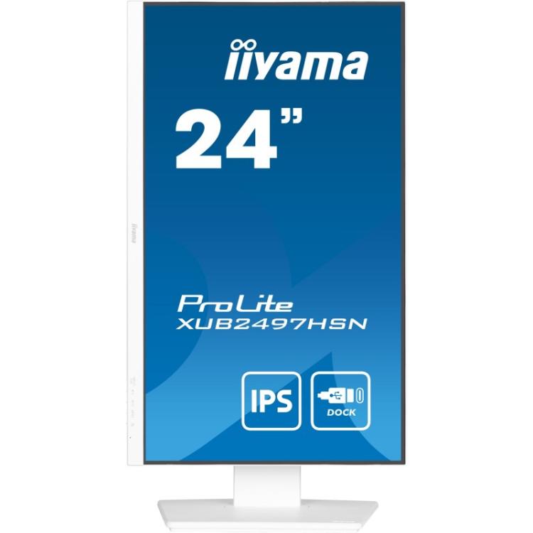 iiyama - ProLite XUB2497HSN-W2 pantalla para PC 60,5 cm (23.8") 1920 x 1080 Pixeles Full HD LED Blanco