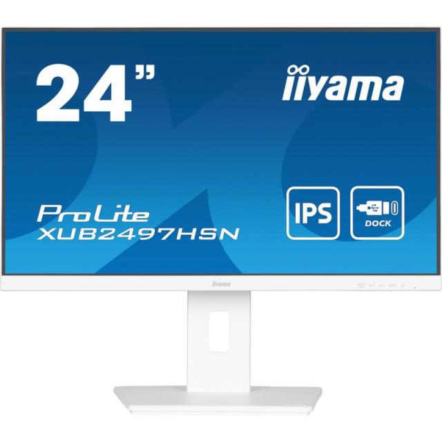 iiyama - ProLite XUB2497HSN-W2 pantalla para PC 60,5 cm (23.8") 1920 x 1080 Pixeles Full HD LED Blanco