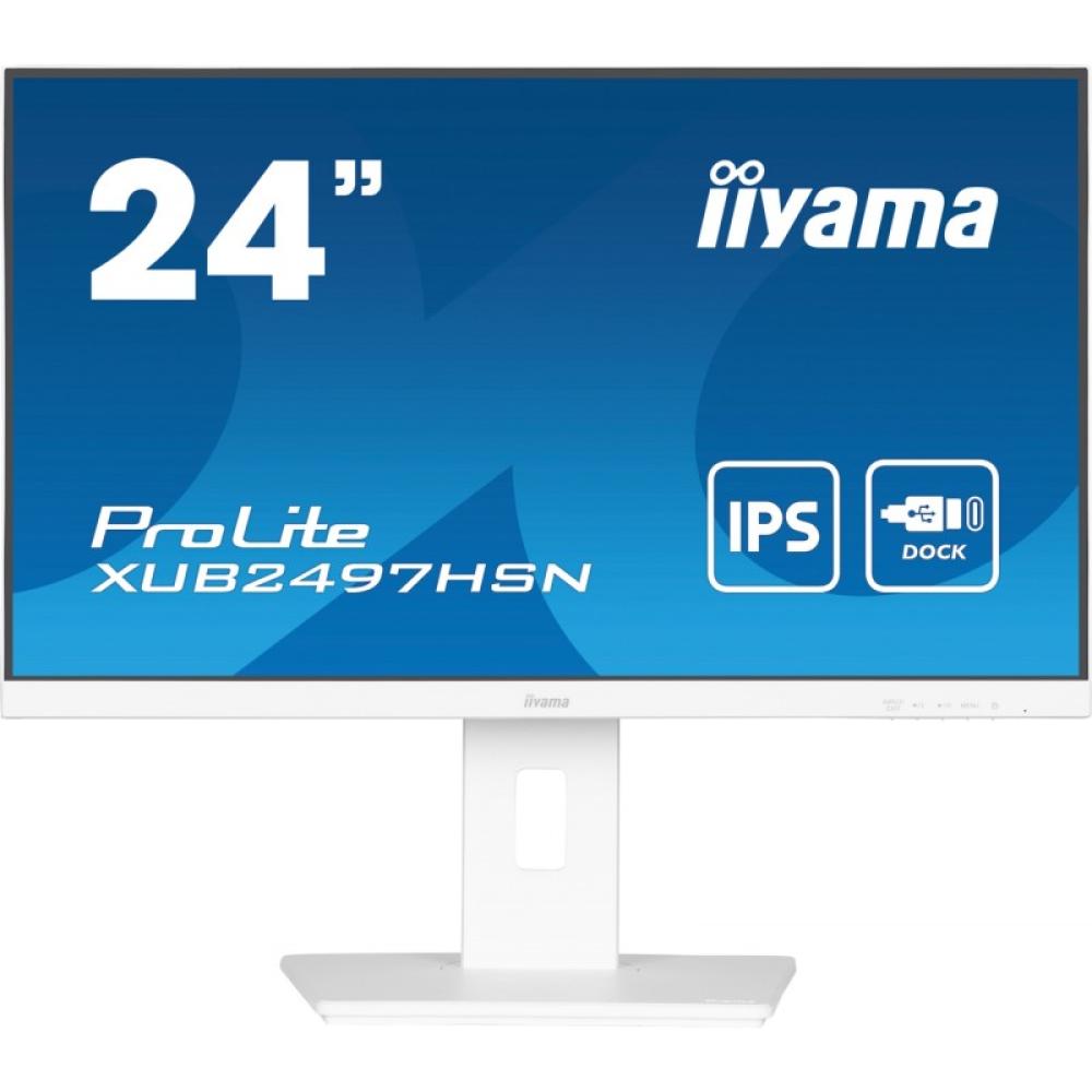 iiyama - ProLite XUB2497HSN-W2 pantalla para PC 60,5 cm (23.8") 1920 x 1080 Pixeles Full HD LED Blanco