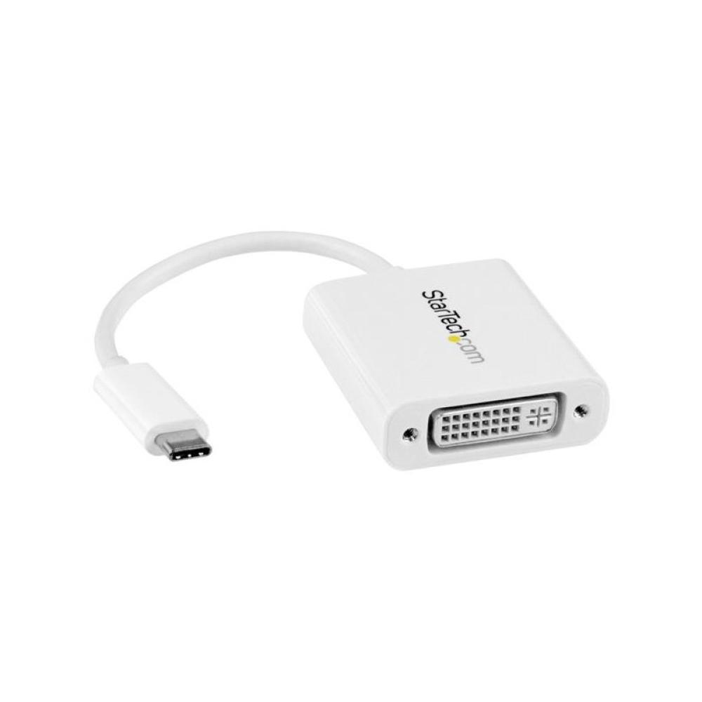 StarTech.com - Adaptador Gráfico USB-C a DVI - Blanco