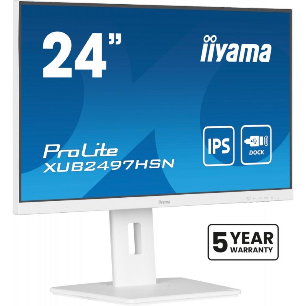 iiyama - ProLite XUB2497HSN-W2 pantalla para PC 60,5 cm (23.8") 1920 x 1080 Pixeles Full HD LED Blanco