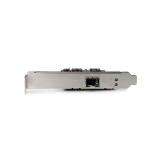StarTech.com - Tarjeta PCI Express Adaptadora de Red Gigabit con 1 Puerto SFP Abierto - NIC Ethernet PCI-E de Fibra