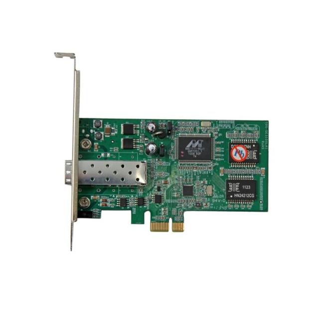 StarTech.com - Tarjeta PCI Express Adaptadora de Red Gigabit con 1 Puerto SFP Abierto - NIC Ethernet PCI-E de Fibra