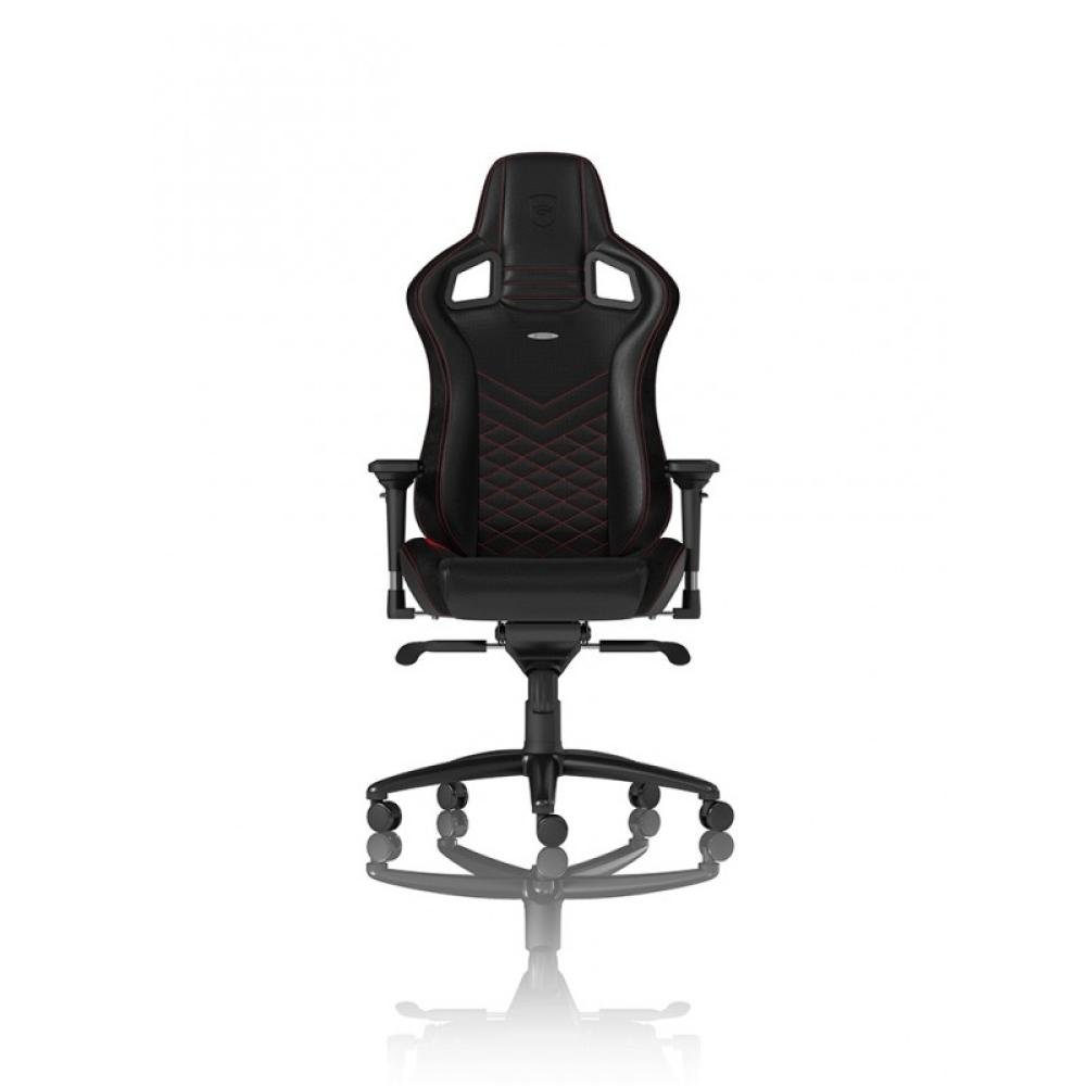 noblechairs - EPIC Silla para videojuegos de PC Asiento acolchado Negro, Rojo