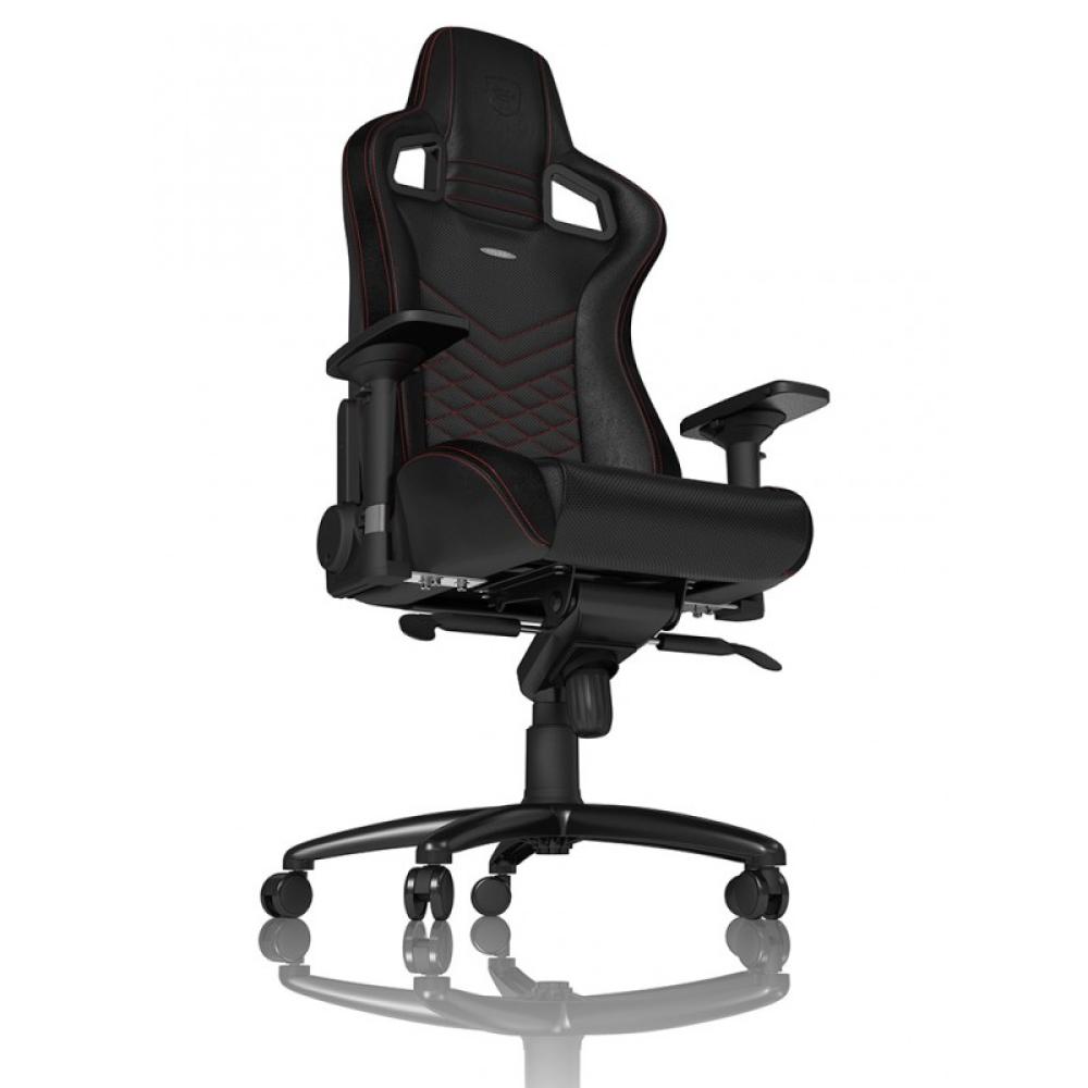 noblechairs - EPIC Silla para videojuegos de PC Asiento acolchado Negro, Rojo