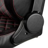 noblechairs - EPIC Silla para videojuegos de PC Asiento acolchado Negro, Rojo