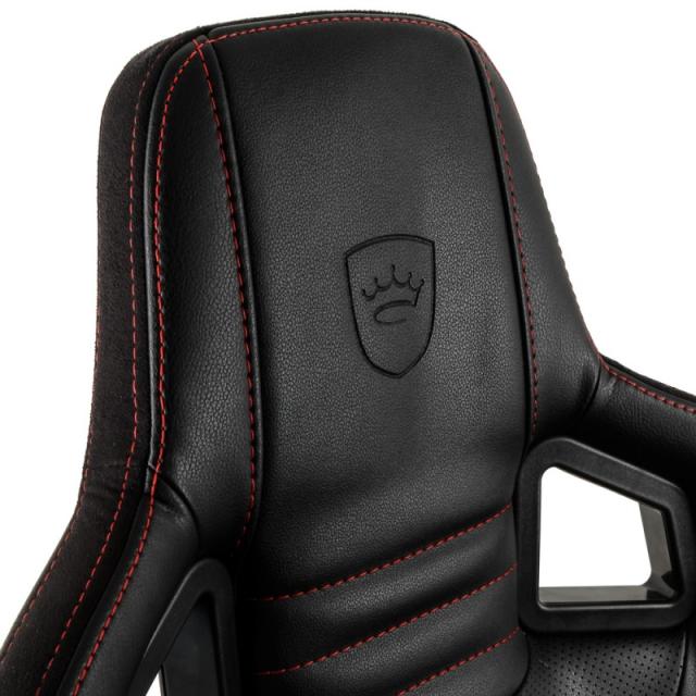 noblechairs - EPIC Silla para videojuegos de PC Asiento acolchado Negro, Rojo