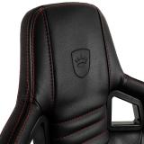 noblechairs - EPIC Silla para videojuegos de PC Asiento acolchado Negro, Rojo