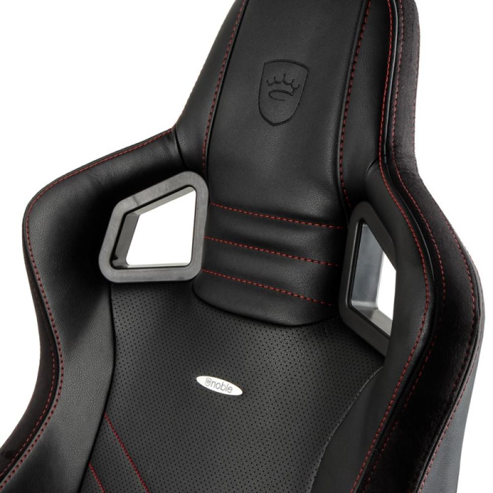 noblechairs - EPIC Silla para videojuegos de PC Asiento acolchado Negro, Rojo