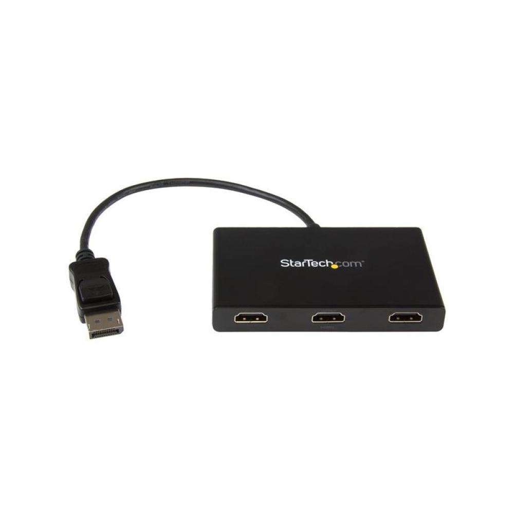 StarTech.com - Adaptador Multimonitor de 3 Puertos - Divisor Splitter de Vídeo DisplayPort a 3x HDMI - Hub MST DP a HDMI -1080p