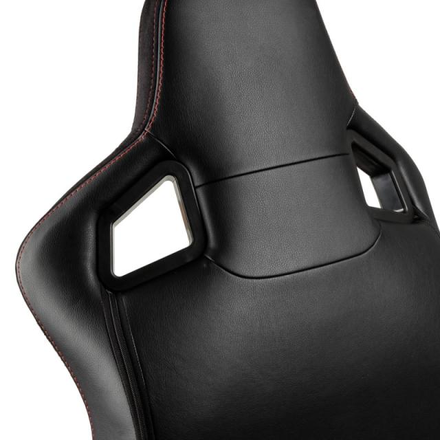noblechairs - EPIC Silla para videojuegos de PC Asiento acolchado Negro, Rojo