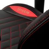 noblechairs - EPIC Silla para videojuegos de PC Asiento acolchado Negro, Rojo