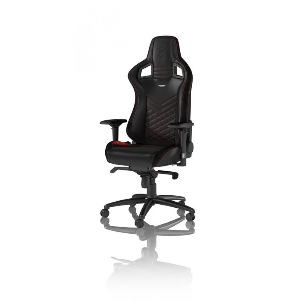 noblechairs - EPIC Silla para videojuegos de PC Asiento acolchado Negro, Rojo