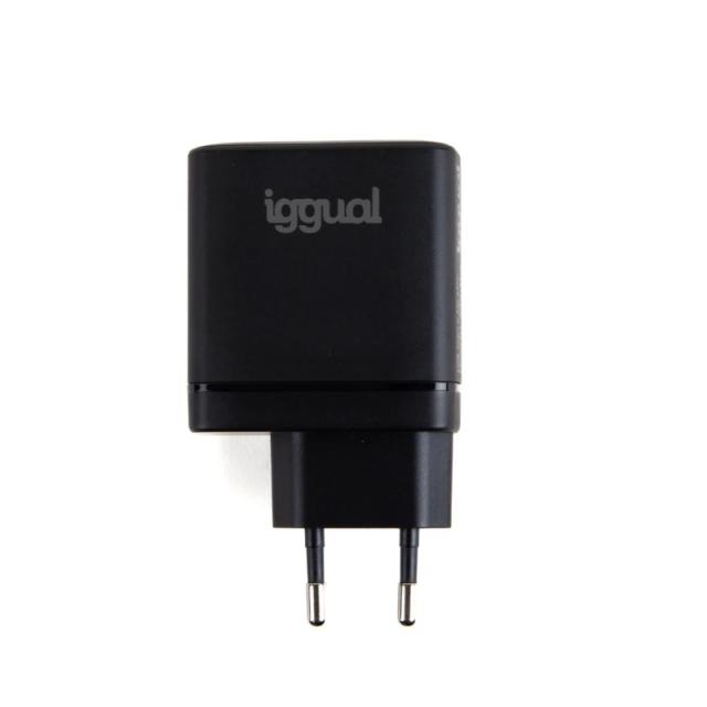 iggual - Cargador rápido USB PD tipo C 45W GaN