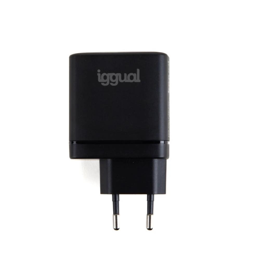 iggual - Cargador rápido USB PD tipo C 45W GaN
